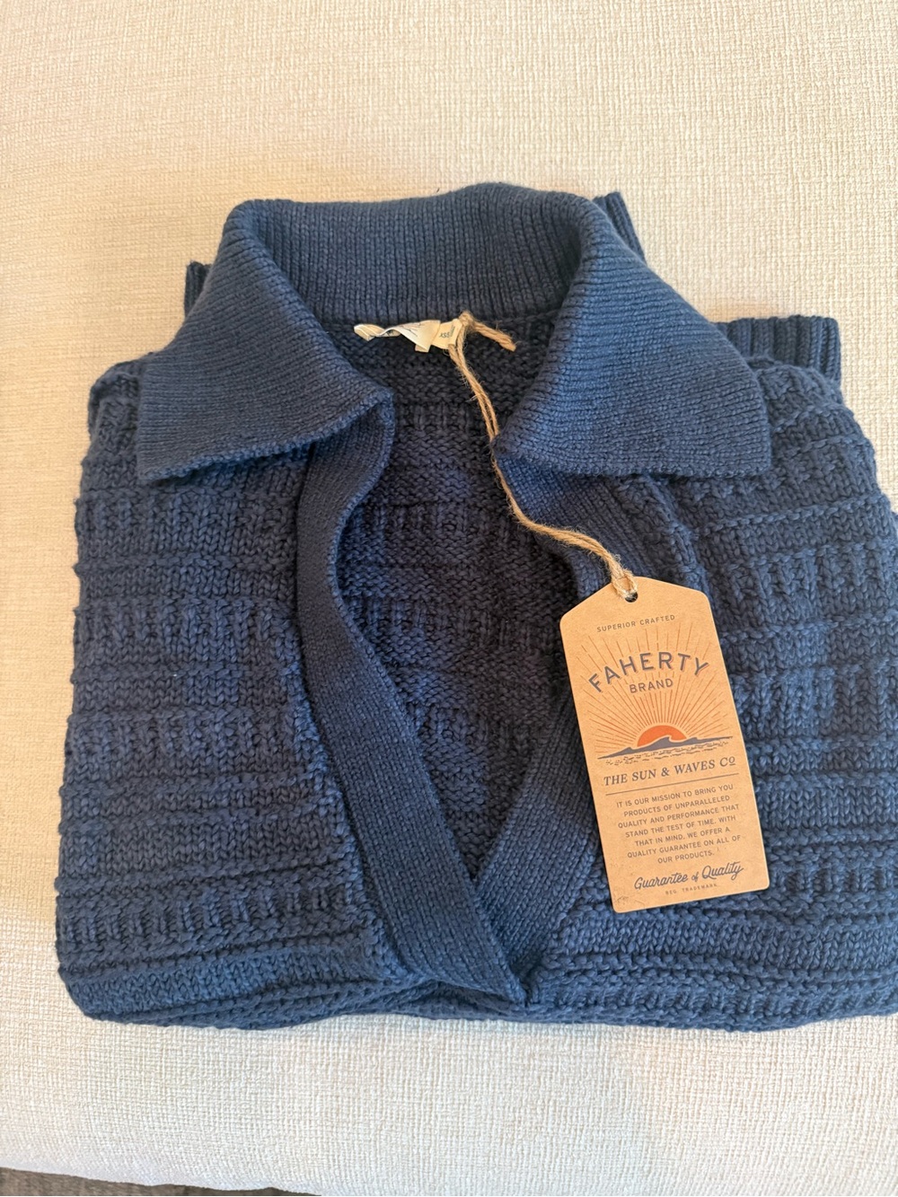 Faherty NWT Heirloom cotton relaxed polo